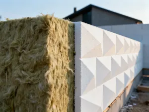 Porównanie kasety aluminiowej w kolorze srebra oraz białej kasety z PVC na drewnianym stole.